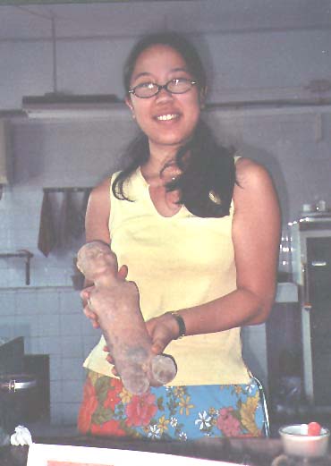 Restoring terra cotta figures in the laboratory