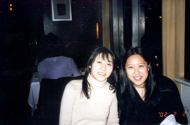 Susan and me at Cosmopolitan Cafe in San Francisco